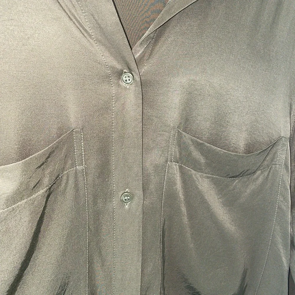 H&M Olive Tunic- oversized NWOT - Picture 9 of 11